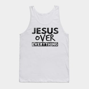 Jesus Over Everything Funny Christian Tank Top